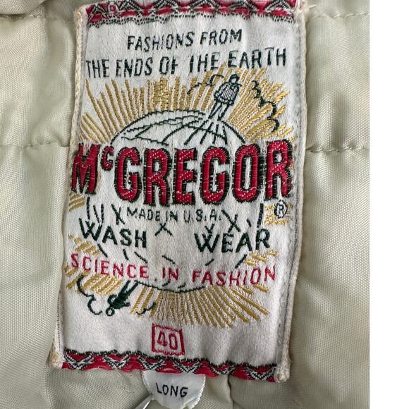 McGregor vintage 60s/70s men’s canvas duffel coat khaki army green size 40 M - Picture 6 of 12